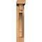 Ekena Millwork Merced Block Smooth Bracket w/ Offset Brace, Western Red Cedar, 3 1/2"W x 14"D x 18"H BKT0402X14X18MRC05SWR - alternate 2